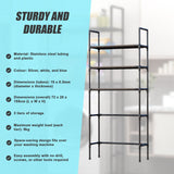 Storage Shelf 3 Tier Rack Portable Laundry Stand Unit Organiser - Close-Up Angle