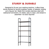 Storage Shelf 3 Tier Rack Portable Laundry Stand Unit Organiser - Extra Image