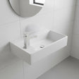 Small Compact Bathroom Cloakroom Hand Wash Basin Sink Ceramic Wall Hung