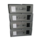 4PCS Foldable Bed Sheet Set Organizer Fabric Storage Bins with Handle Storage Box