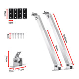 Adjustable Solar Panel Tilt Mount Brackets Kit &ndash; Roof, Ground & Boat Mounting System for Secure Installation