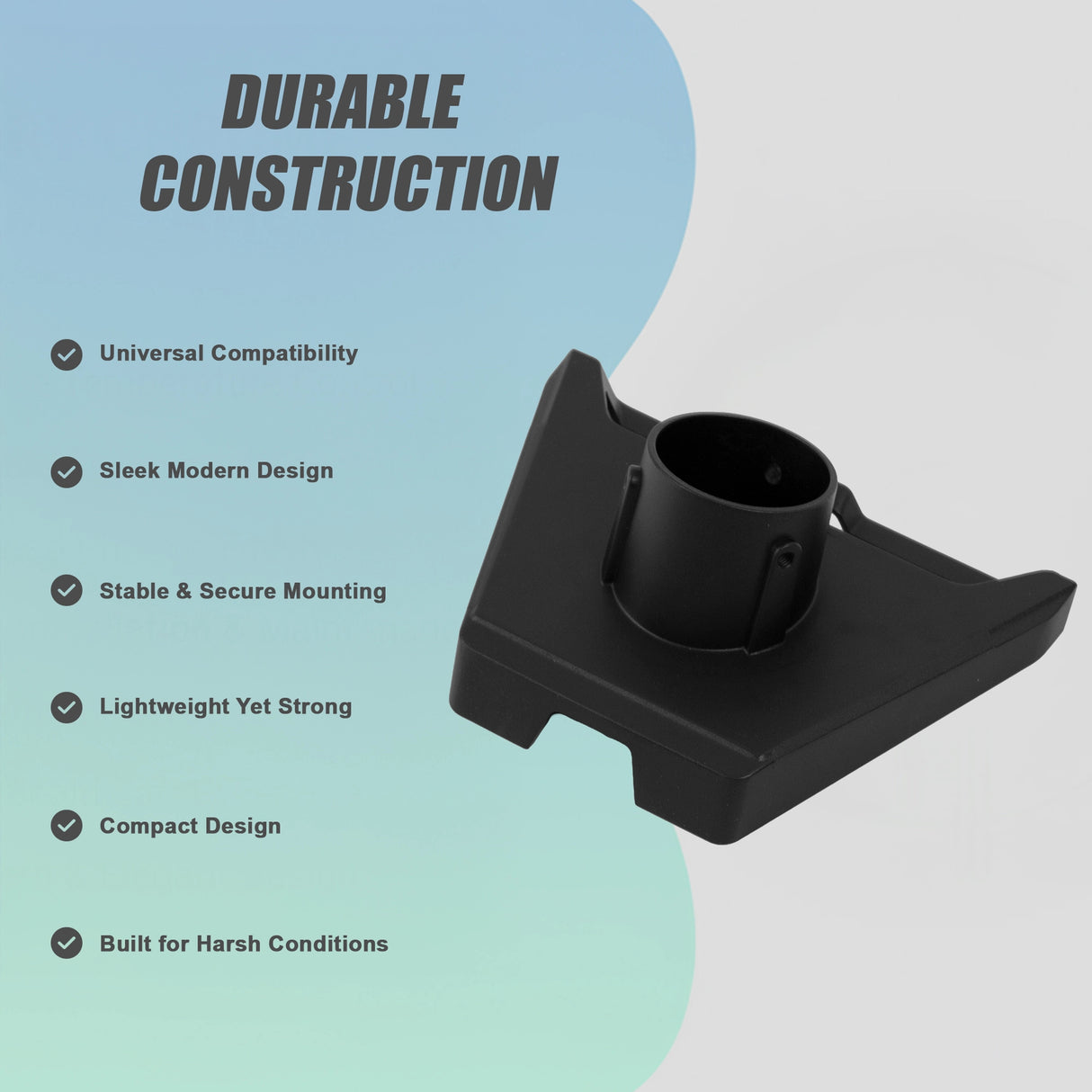 Pipe Adapter Mount for Starlink Roof Gen 3B &ndash; Pole Bracket for 1&ndash;2 Inch Mounting