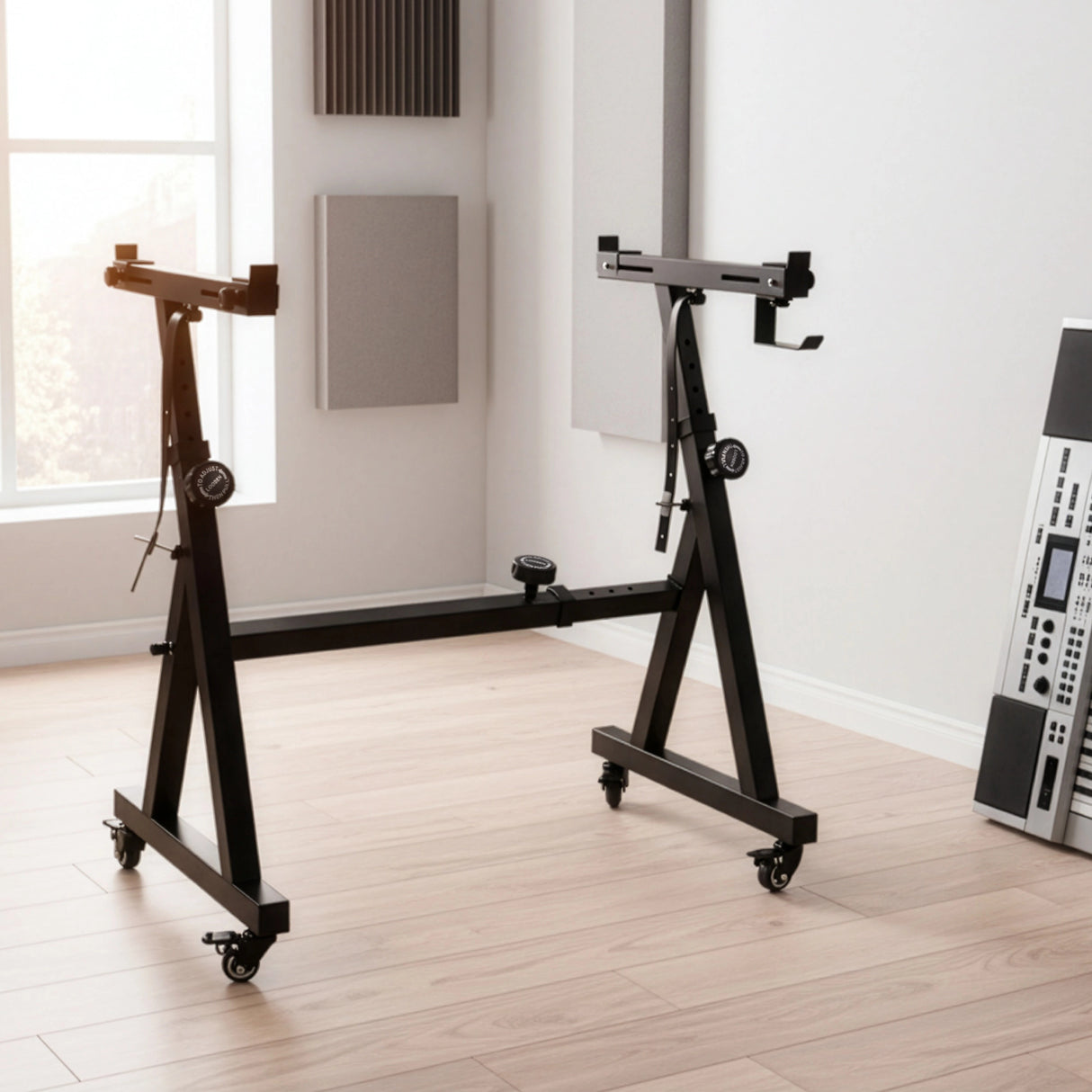 Z-Style Keyboard Stand &ndash; Heavy Duty Adjustable Piano Stand for Digital Keyboards & Portable Use