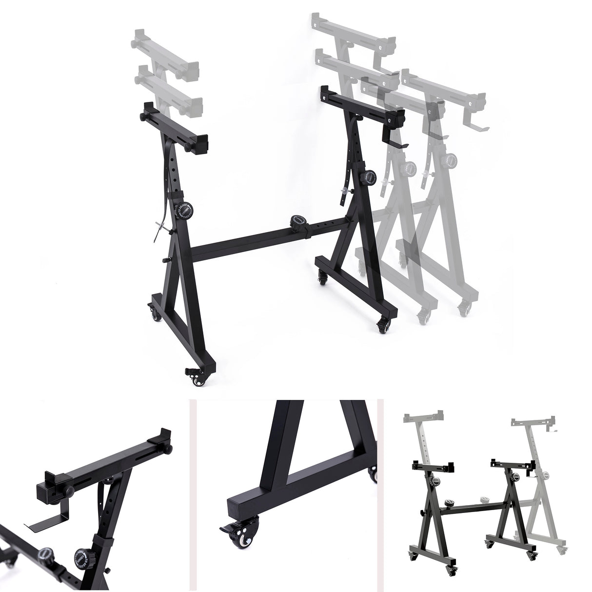 Z-Style Keyboard Stand &ndash; Heavy Duty Adjustable Piano Stand for Digital Keyboards & Portable Use