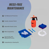 Air Conditioner Cleaning Cover Bag Kit &ndash; Leakproof Waterproof Dust Protection for Split Systems - Side View