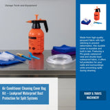 Air Conditioner Cleaning Cover Bag Kit &ndash; Leakproof Waterproof Dust Protection for Split Systems