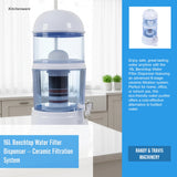 16L Benchtop Water Filter Dispenser &ndash; Ceramic Filtration System - Extra Image