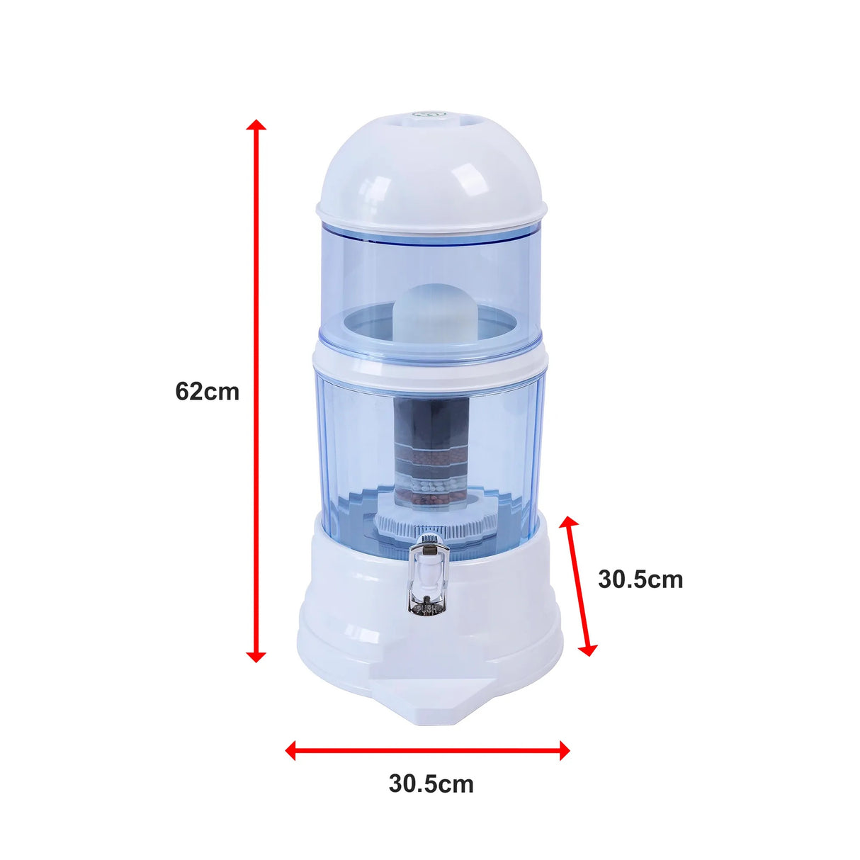 16L Benchtop Water Filter Dispenser &ndash; Ceramic Filtration System