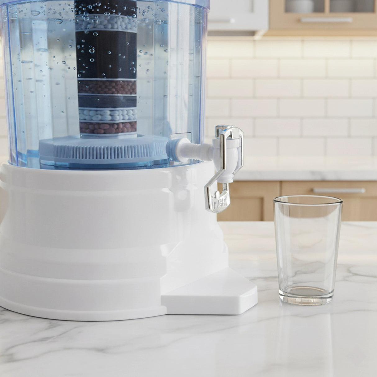 16L Benchtop Water Filter Dispenser &ndash; Ceramic Filtration System