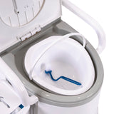 19L Camping Portable Toilet &ndash; Outdoor & Indoor Travel Commode Potty with Built-In Tissue Box - Extra Image