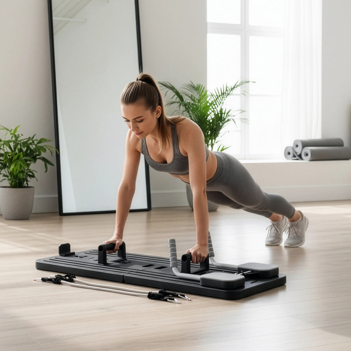 Abdominal Board Pilates Reformer Set &ndash; Core Strength & Stability Fitness Equipment