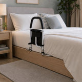 Bed Rail for Mobility &ndash; Support Assist Bar for Seniors, Adults and Patients - Side View
