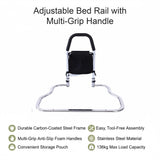 Bed Rail for Mobility &ndash; Support Assist Bar for Seniors, Adults and Patients