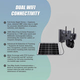 9MP Wireless Solar Camera WIFI Security Outdoor Battery PTZ CCTV Home House V380 - Extra Image