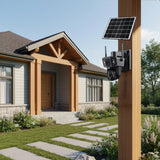 9MP Wireless Solar Camera WIFI Security Outdoor Battery PTZ CCTV Home House V380