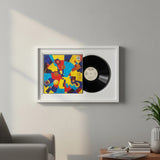 Vinyl Album Frame &ndash; LP Record Display Frame Music Artwork D&eacute;cor - Low Angle