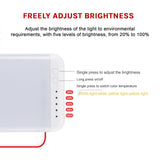 RV Caravan Interior LED Ceiling Light - Front View