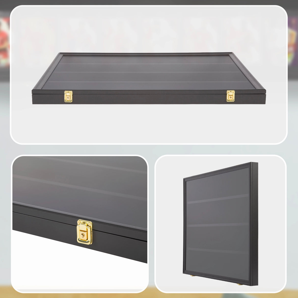 40 Graded Sports Card Display Case