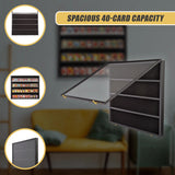 40 Graded Sports Card Display Case - 45-Degree Angle