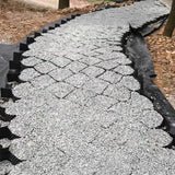 Geo Grid Ground Gravel Cell - Front View