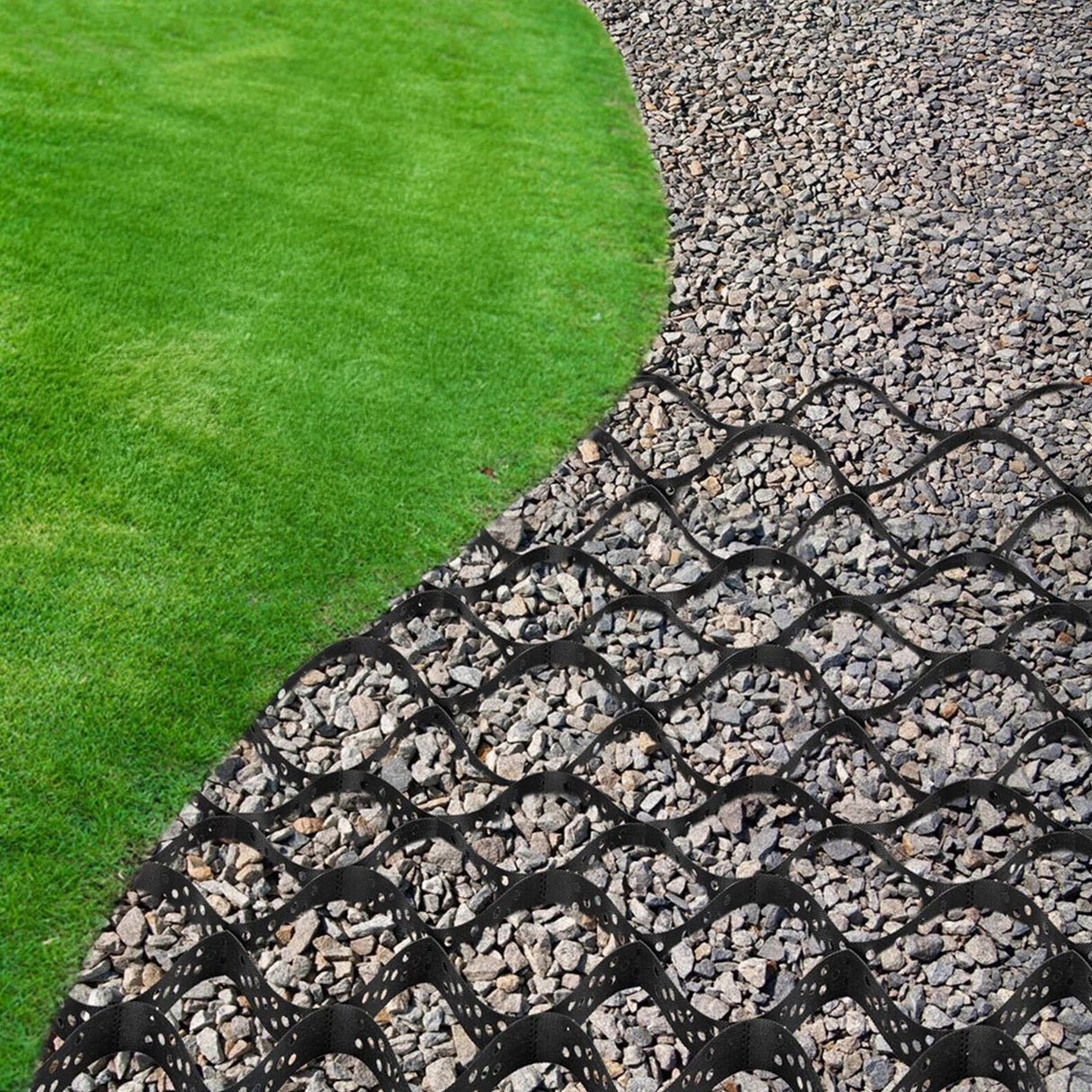Geo Grid Ground Gravel Cell