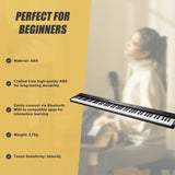 Folding Digital Piano 88 Key Velocity-Sensitive + Carry Case Pedal