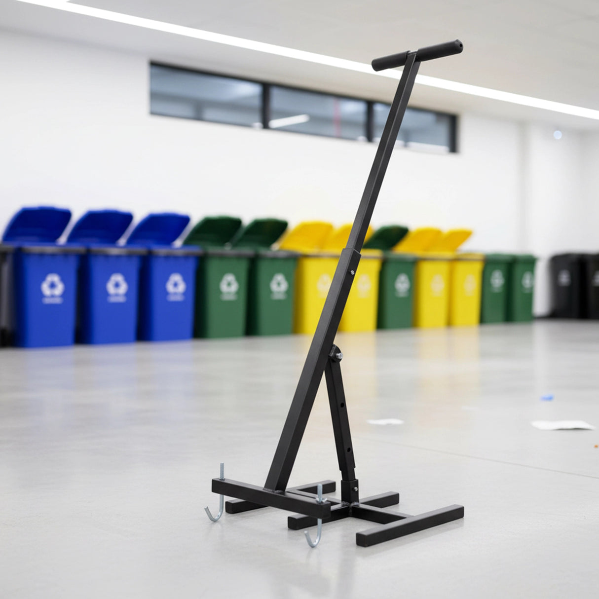 Wheelie Bin Compactor Manual Press Household Rubbish Trash Recycling Bins