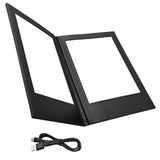 LED Back Lit Light Menu Holder Cover Folding Double Panel