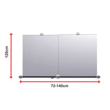 Retractable Sunshade for Car Windshield &ndash; UV Protection Window Cover