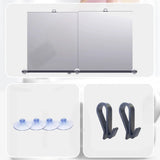 Retractable Sunshade for Car Windshield &ndash; UV Protection Window Cover - Low Angle