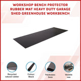 Workshop Bench Protector Rubber Mat Heavy Duty Garage Shed Greenhouse Workbench