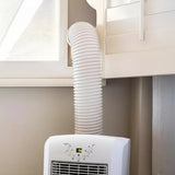 Portable Air Conditioner Window Kit &ndash; Exhaust Hose Adaptor Pipe & Slide Plate
