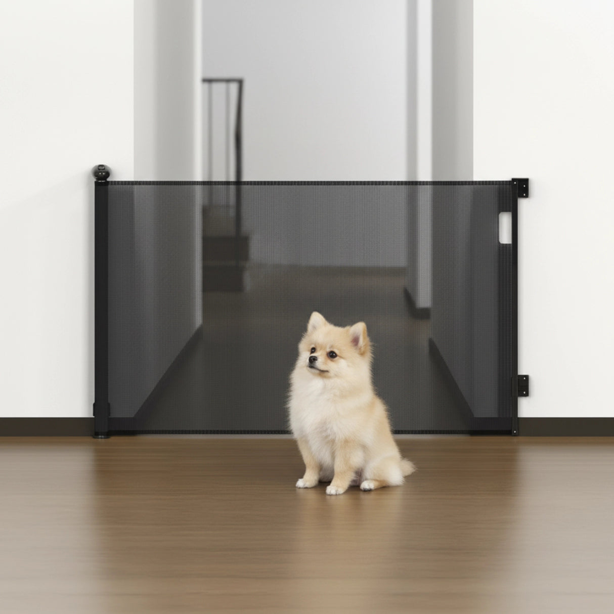 Retractable Baby Safety Fence Pet Stair Gate Barrier for Kids Dog Cat 3M