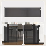 Retractable Baby Safety Fence Pet Stair Gate Barrier for Kids Dog Cat 3M - Low Angle