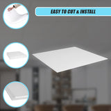 12x Smooth Drop Ceiling Tile 2ft x 2ft PVC Ceiling Panel - Close-Up Angle