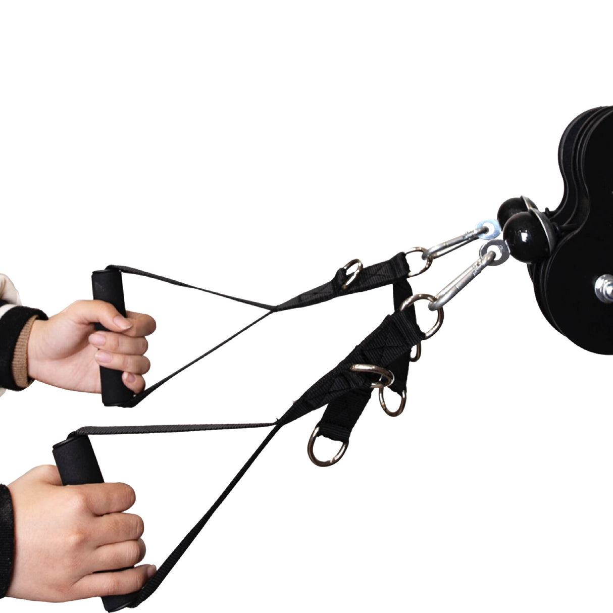 2 x Universal Foam Handle Exercise Machine Attachments