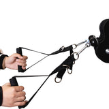 2 x Universal Foam Handle Exercise Machine Attachments - Side View
