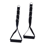 2 x Universal Foam Handle Exercise Machine Attachments - 45-Degree Angle