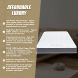 King Single Memory Foam Mattress &ndash; OEKO-TEX&reg; Textile & CertiPUR-US&reg; Certified Foam