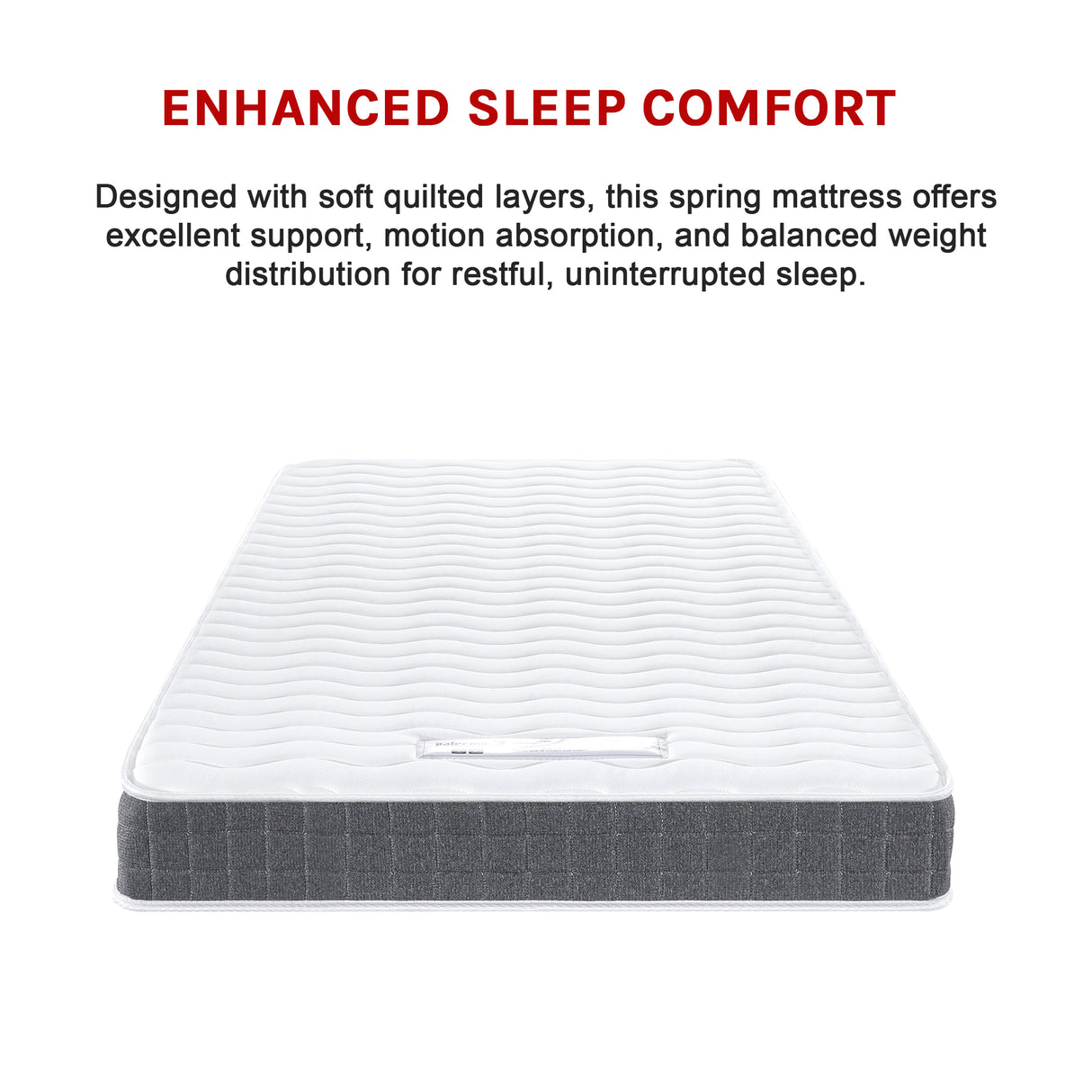 King Single Memory Foam Mattress &ndash; OEKO-TEX&reg; Textile & CertiPUR-US&reg; Certified Foam