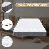 King Single Memory Foam Mattress &ndash; OEKO-TEX&reg; Textile & CertiPUR-US&reg; Certified Foam - Low Angle