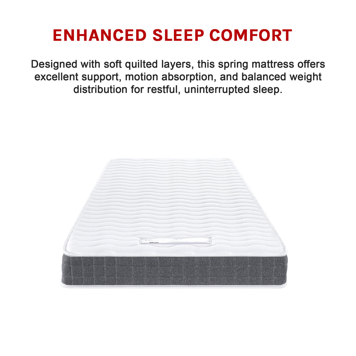 Single Memory Foam Mattress &ndash; OEKO-TEX&reg; Textile & CertiPUR-US&reg; Certified Foam