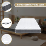 Single Memory Foam Mattress &ndash; OEKO-TEX&reg; Textile & CertiPUR-US&reg; Certified Foam - Extra Image