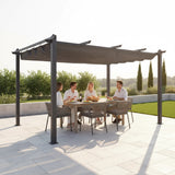 3x4M Aluminium Pergola Marquee with Retractable Roof &ndash; Garden Canopy
