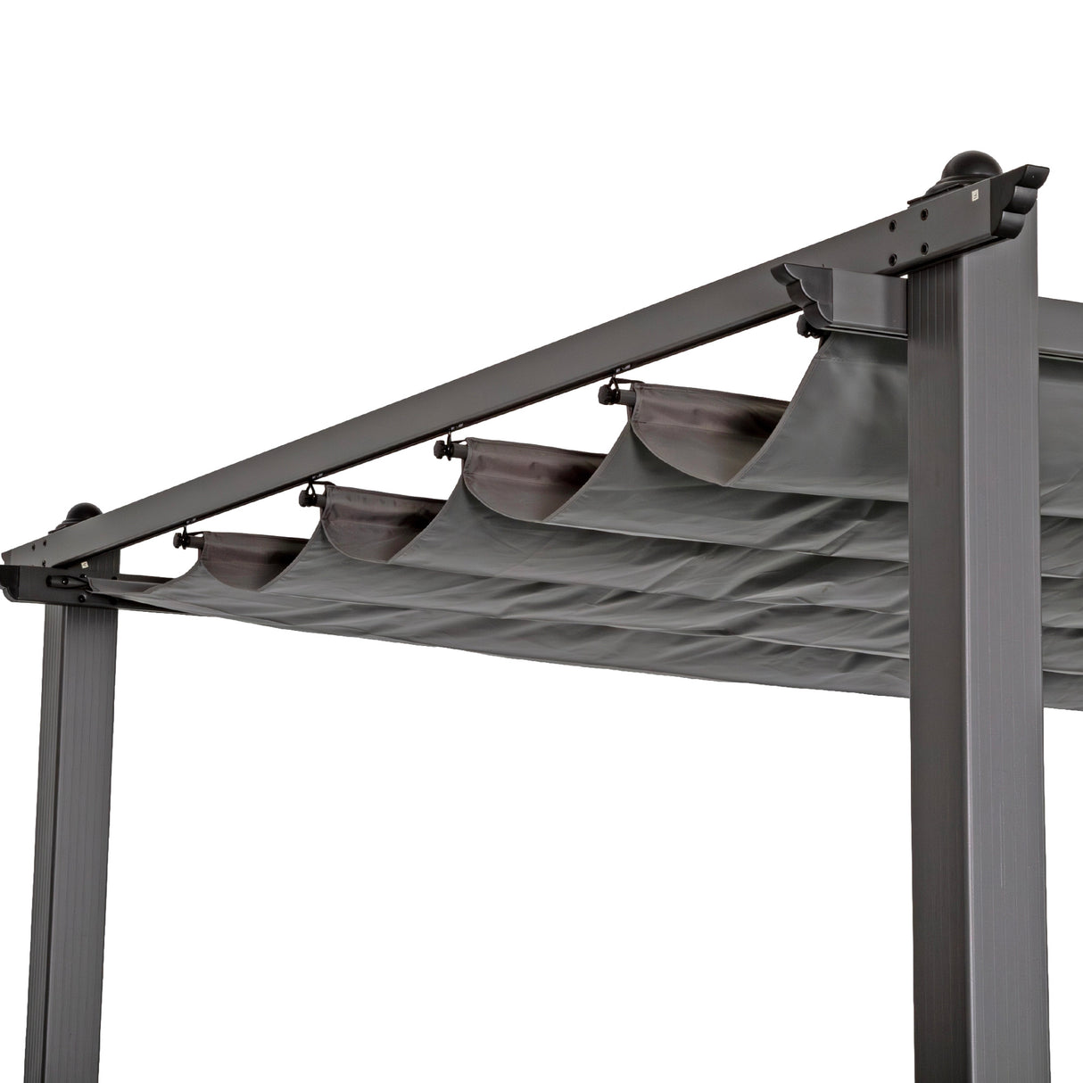 3x4M Aluminium Pergola Marquee with Retractable Roof &ndash; Garden Canopy