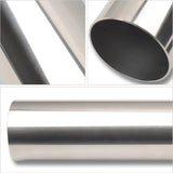 Universal 76mm Stainless Steel Exhaust Intake Pipe Polished Fitting - Extra Image