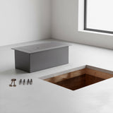 Underfloor Concealed Safe with Key &ndash; Heavy Duty Hidden Floor Security Box