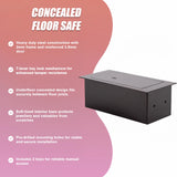 Underfloor Concealed Safe with Key &ndash; Heavy Duty Hidden Floor Security Box