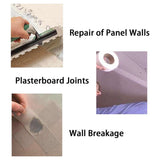 24-Pack Fibreglass Plasterboard Joint Tapes &ndash; 50mm x 90m Self-Adhesive Drywall Mesh Rolls - Extra Image
