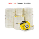24-Pack Fibreglass Plasterboard Joint Tapes &ndash; 50mm x 90m Self-Adhesive Drywall Mesh Rolls - Extra Image